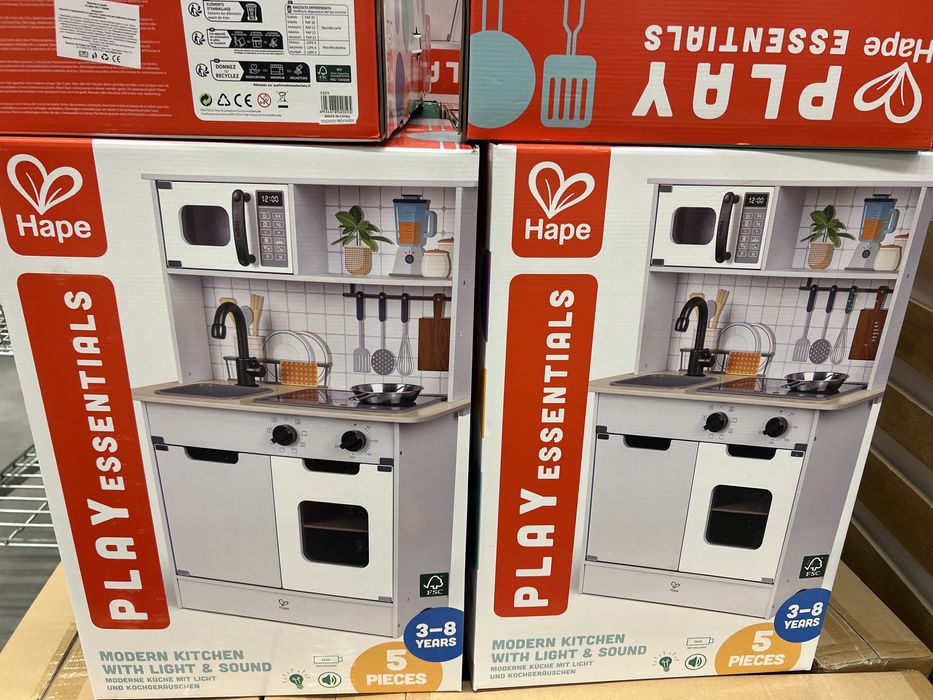 Кухня детска дървена със звук и светлина