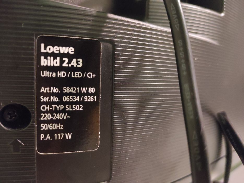 Smart tv Loewe 109 cm