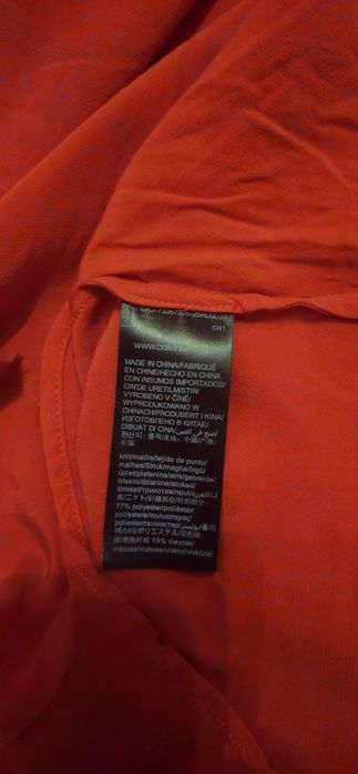 Rochie roșie Calvin Klein Jeans - Mărimea S (2021)