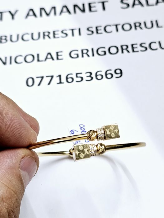 Vand bratara din aur 14 k 6.68 g cod 639