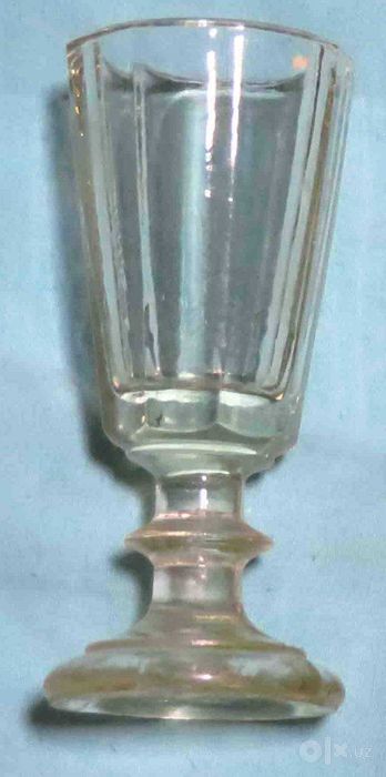 Рюмка лафитник восьмигранная, подстаканник со стаканами СССР