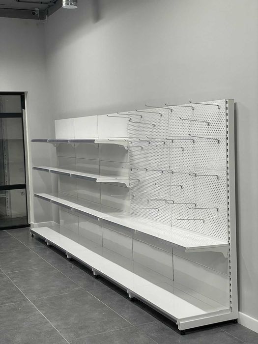 Полки стеллаж витрины прилавки
