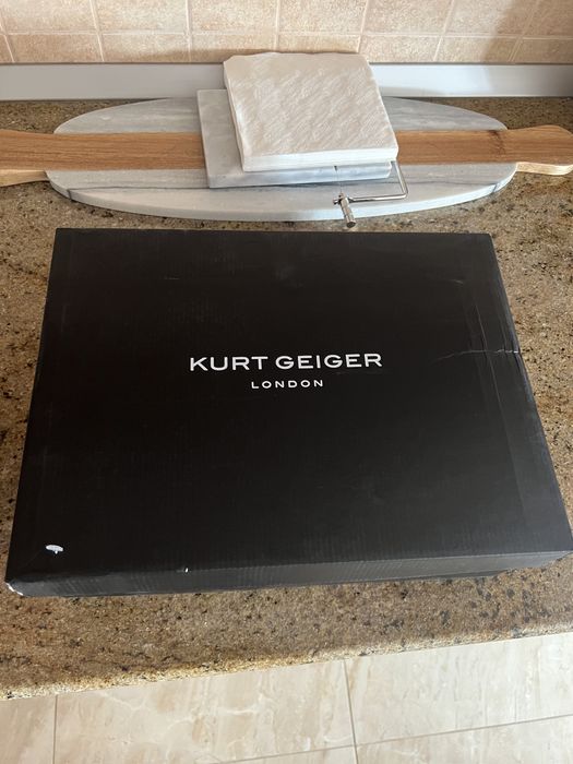 KURT GEIGER  ghete piele neagra marimea 44