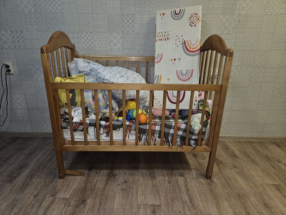 Деревянная Кровать Манежка