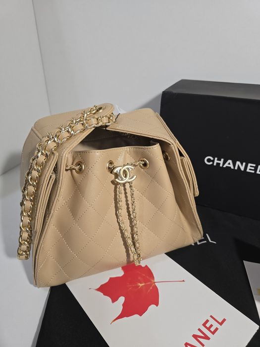 Налична чанта Chanel Hobo 25S  бежов