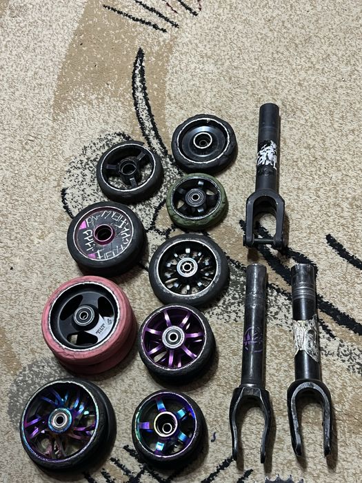 Запчасти на трюковой самокат