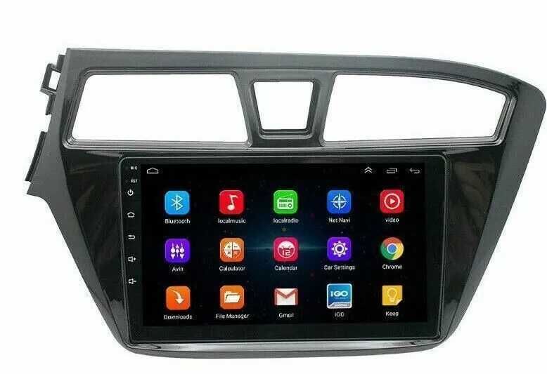 Мултимедия за Hyundai I20 Двоен дин Навигация дисплей Android i20 GPS