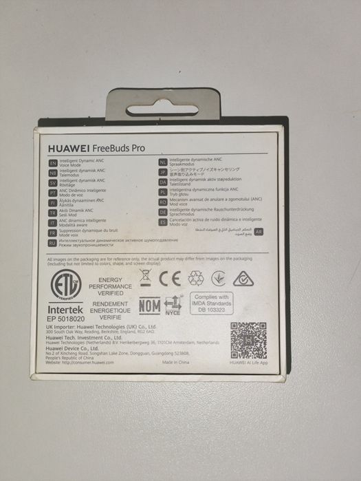 Vând căști wireless Huawei freebuds pro cu cutie