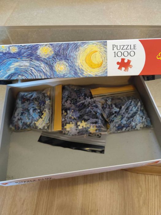 Puzzle Trefl 1000 piese, Starry Night Vincent Van Gogh