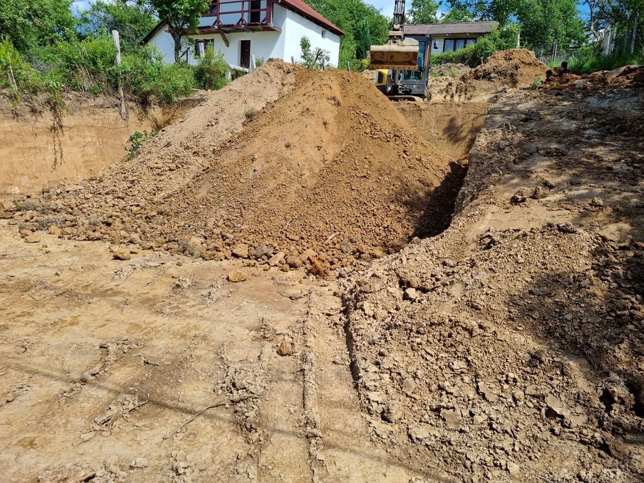 Teren pregătit pentru construcție- Sibiel