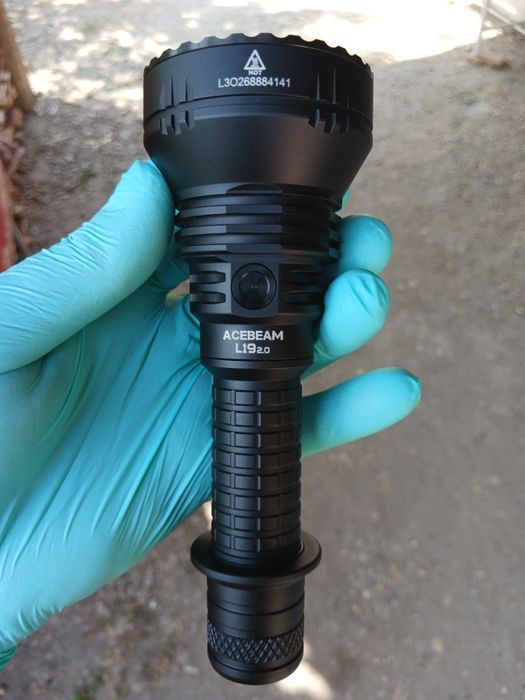 Lanterna Acebeam cebeam L19 2.0 Osram Pm1 1300m