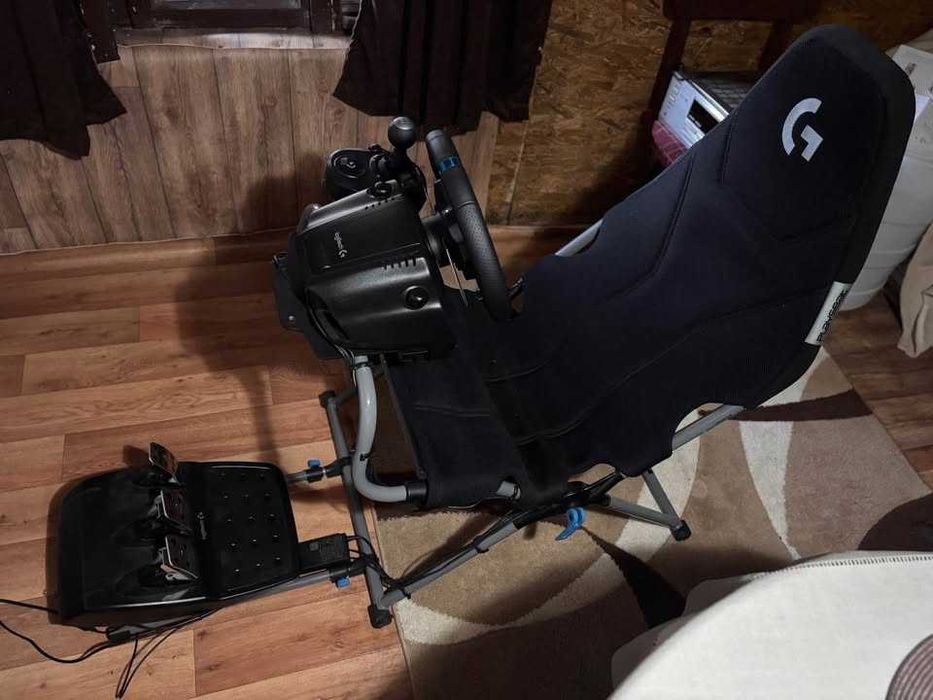 Рейсинг симулатор Logitech, седалка,волан G29, шифтър