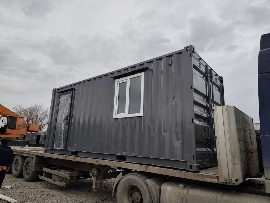 Kоntenirlardan Kuchma Ofes Magazin Контейнер Офес Магазин Санузел