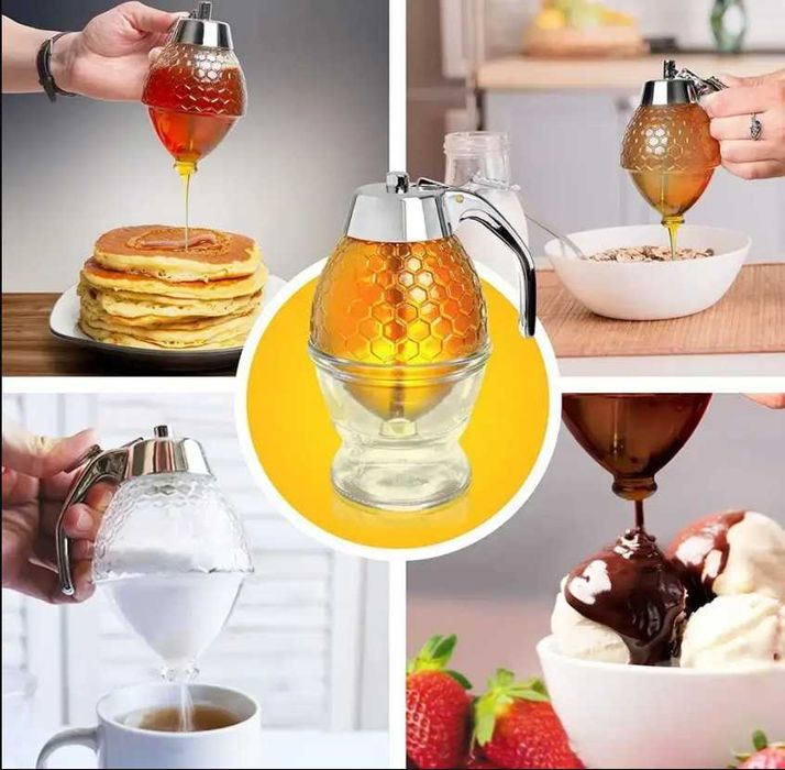 Бутылка диспенсер для меда Honey Dispenser pos52