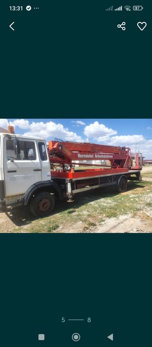 Продажа автовышку 26 метров. Ивеко магирус, установка теупен.