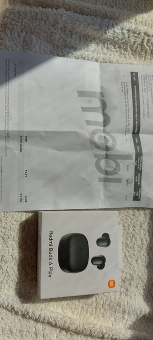 NUMAI 150 lei ambele Lattafa Khamrah 100ml + Casti In Ear Xiaomi Redmi Buds 6 Play - Noi / Doar Desigilate