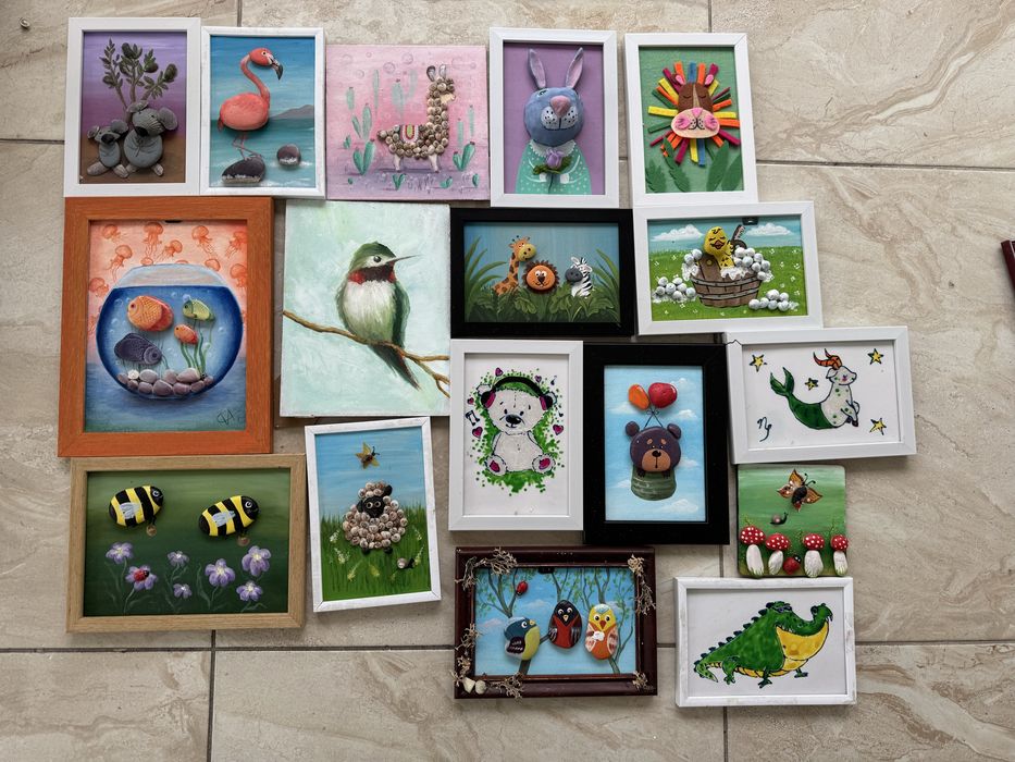 ръчно изработени картини и завеси за дома