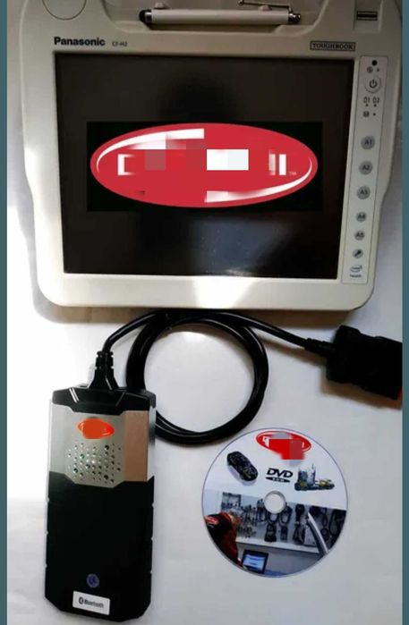 Kit tester auto multimarca blueth + TABLETA Panasonic Turisme&Camioane