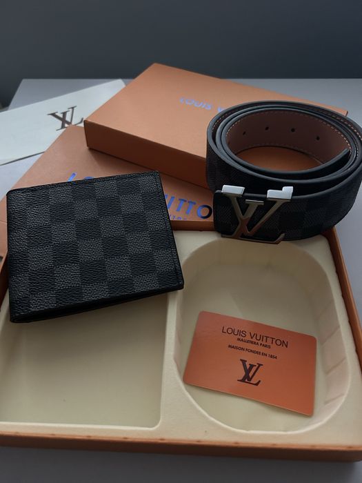 Колан и портфейл louis vuitton