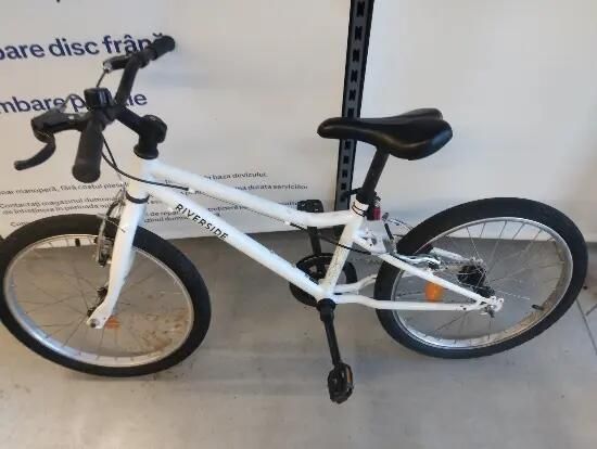 Bicicletă polivalentă Riverside 100 20" alb - (SecondHand) Decathlon