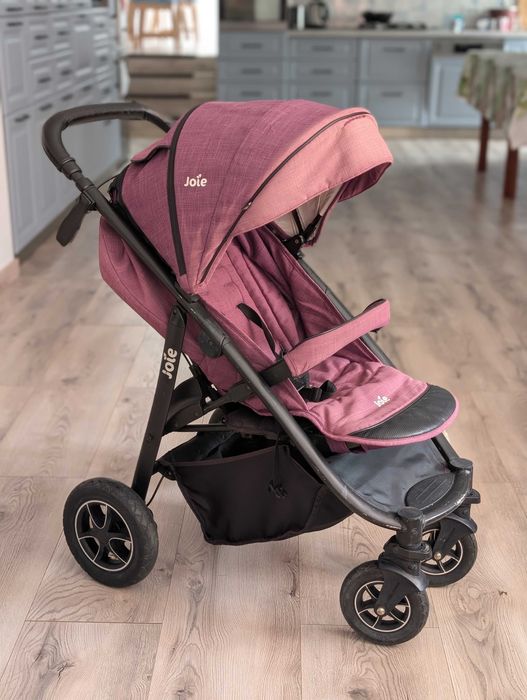Carucior pentru copii, pliabil, amortizoare, roti blocabile, Joie Mytrax