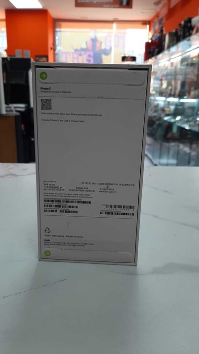 Used Products Dorobanti/Apple iPhone 17, 256 Gb, Mist Blue(PRODUS NOU)/Garantie 24 LUNI