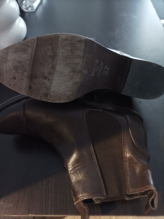 Ghete damă piele ,maro