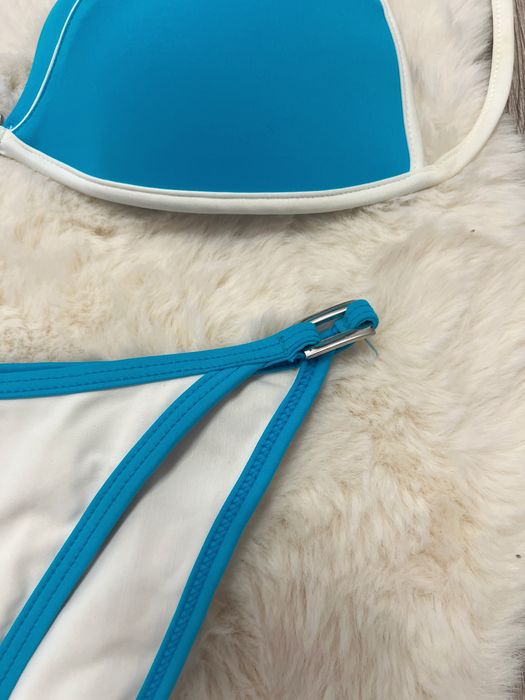 Costum de baie Jolidon alb bleo talie înaltă  L