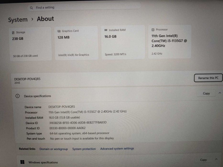 Lenovo Thinkbook 15 G2 ITL