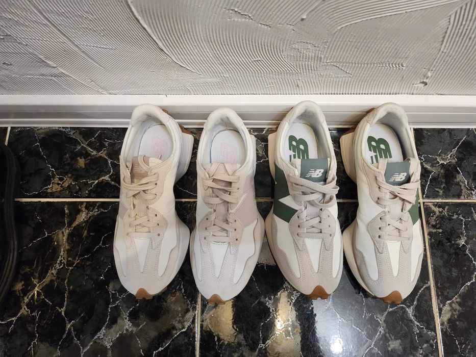 New Balance. Спортни обувки в бяло и нежно розово .