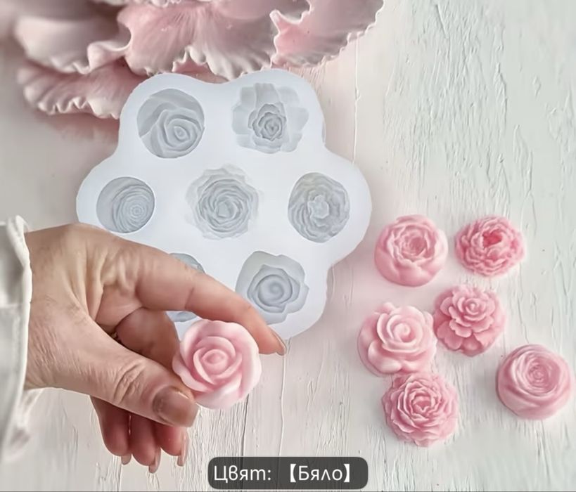 Силиконови форми за свещи