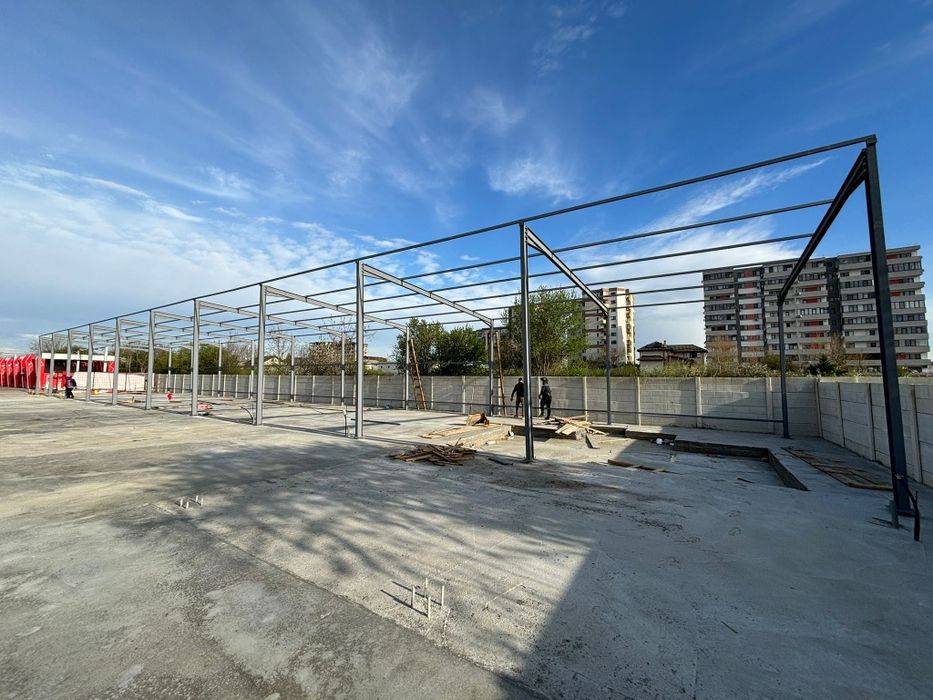 Hale industriale structuri metalice  depozite hale
