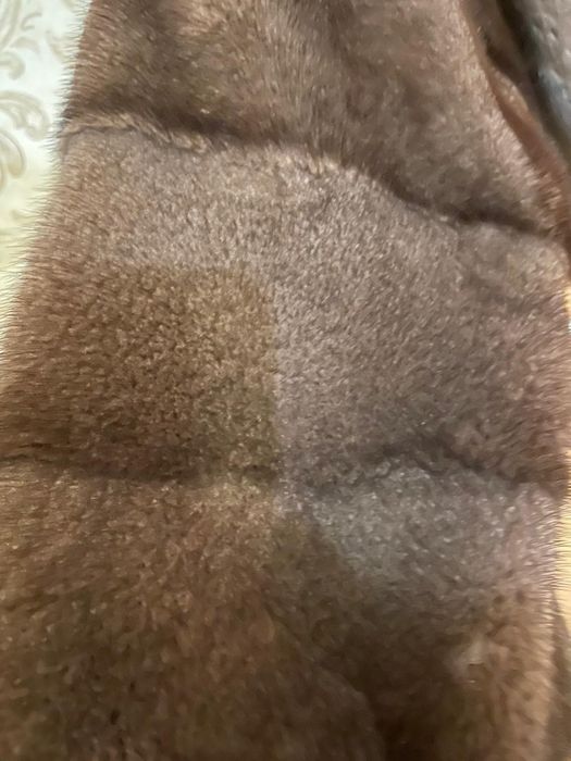 Норковая шуба оверсайз