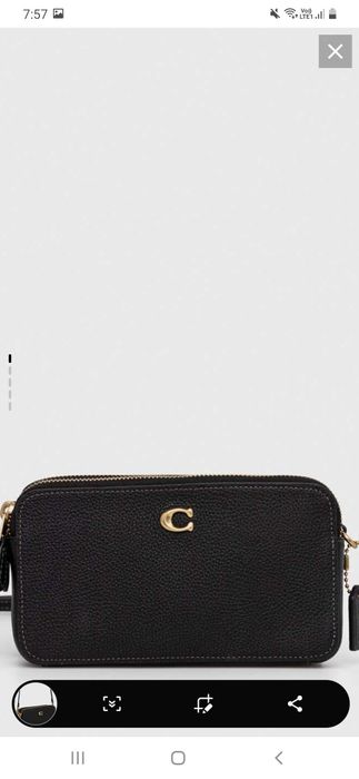 Coach черна дамска чанта