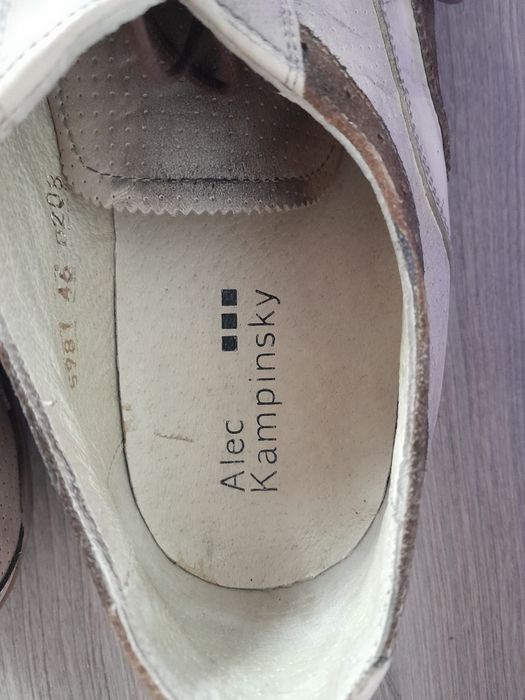 Италиански мъжки кожени обувки Alec Kampinsky Vero cuoio