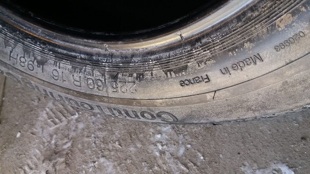 Продам летние шины CONTINENTAL 225/60 R16