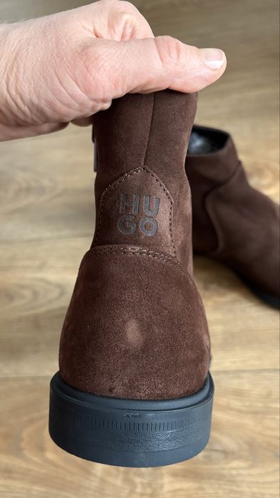Нови мъжки боти HUGO (Hugo Boss), естествена кожа, №44