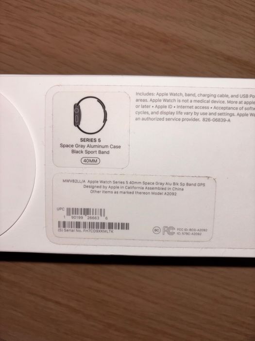 iWatch - serie 5 - 40mm