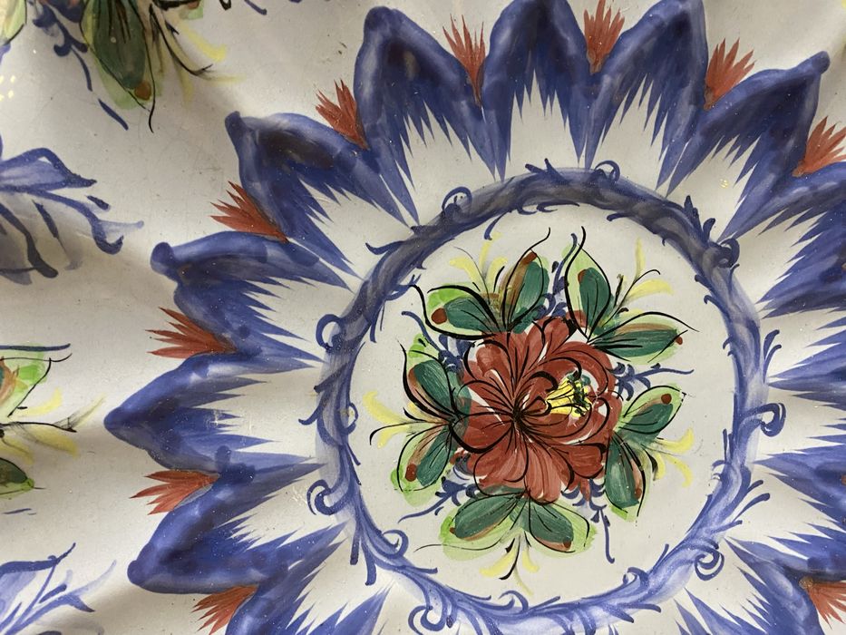 Португалско пано за стена кобалтово синьо 40 см