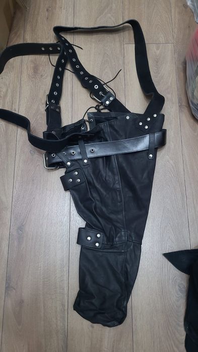 arm sack slave bdsm fetish piele naturala bondage