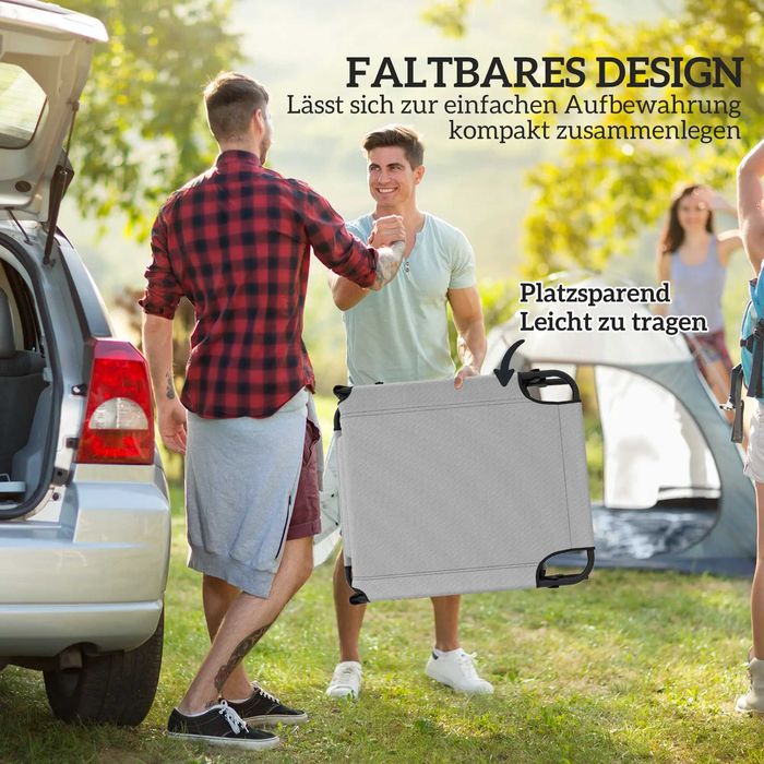 Сгъваем шезлонг Outsunny, шезлонг с регулируема в 4 посоки облегалка