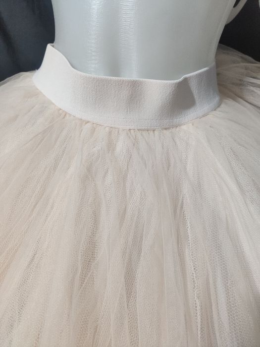 Fustă tulle culoare banan