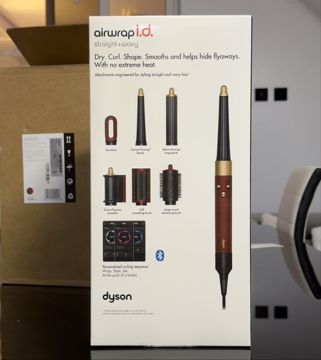 Dyson Airwrap ID Red Velvet Gold sigilat.