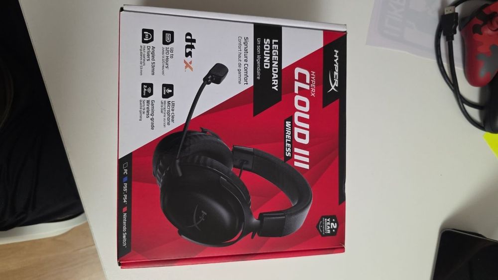 Игровые наушники hyper x cloud 3 wireless