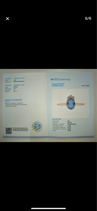Diamant Aquamarine