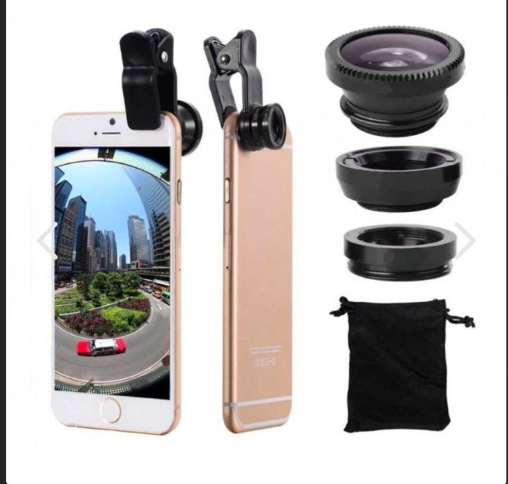 Комплект универсални обективи за телефон Fish Eye