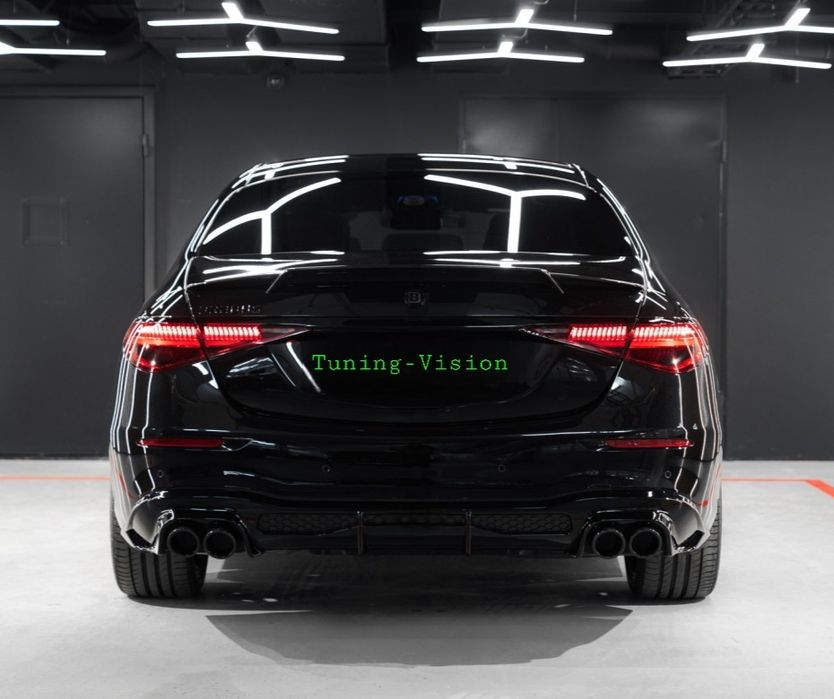 W223 AMG пакет+BRABUS пакет броня спойлер дифузьор накрайници прагове