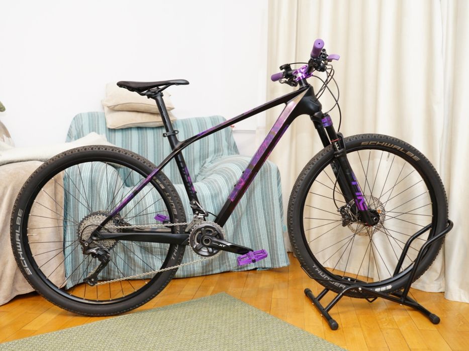 Bicicleta mtb xc Ghost Lector ca noua plus upgradeuri si custom