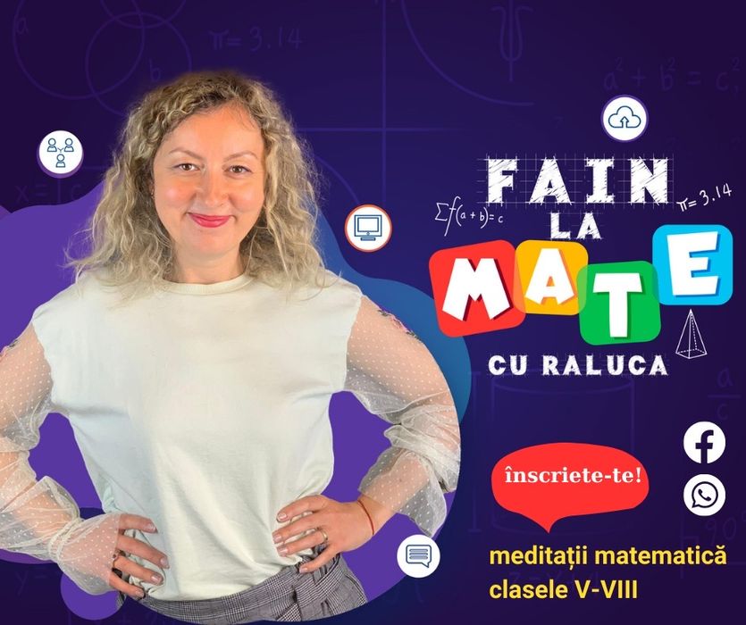 Meditatii matematica pregatire Brasov 5-8 Evaluare Nation FAIN LA MATE