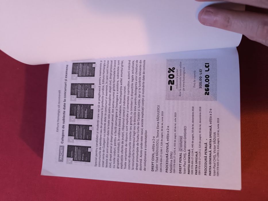 Codul penal+ Codul de procedură penală - ediție 2019, noua